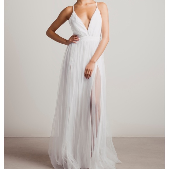 NWT White maxi dress - Picture 1 of 6